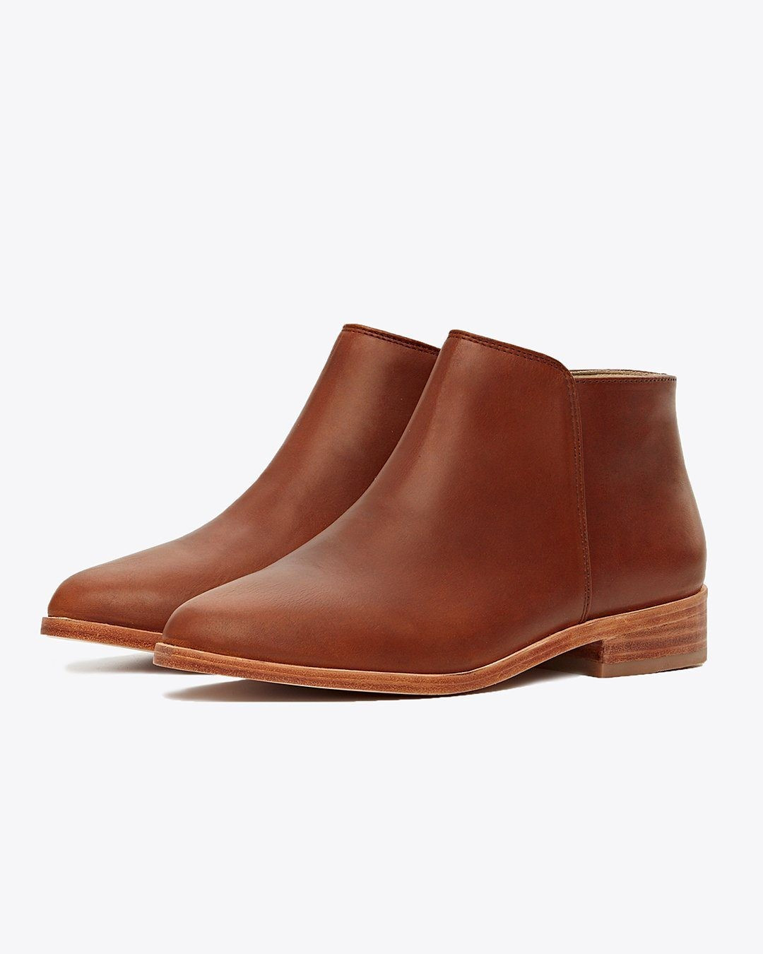 Lana Ankle Boot Brandy | Nisolo