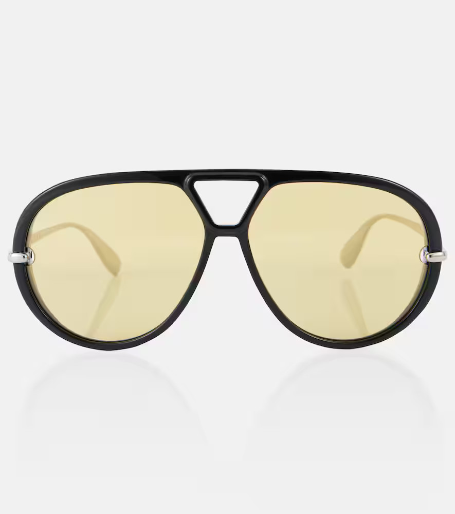 Bottega Veneta Classic aviator sunglasses | Mytheresa (US/CA)