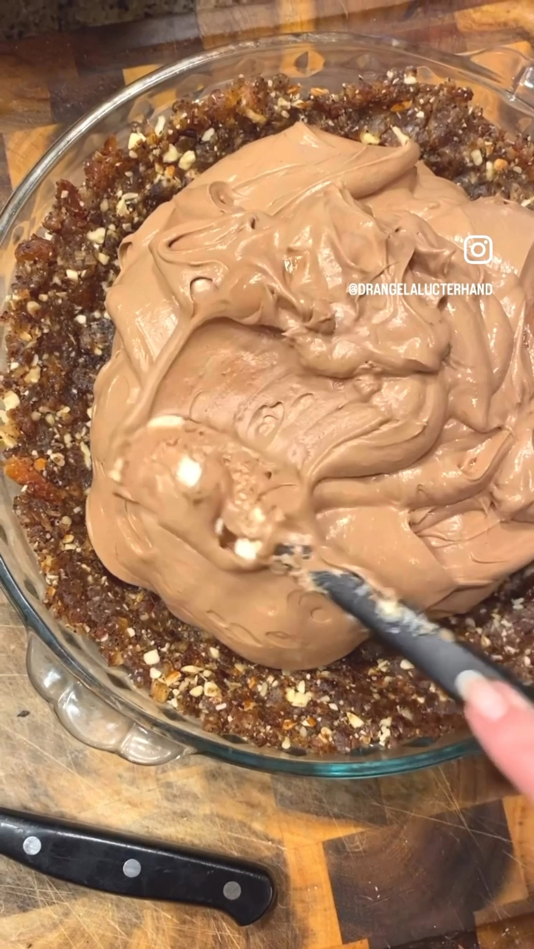 Peppermint Mocha Mousse Pie
Ingredients:
Crust:
24 dates
1/2 cup walnuts
1/2 cup almonds
2 Tbsp finely ground dark roasted coffee beans
pinch of salt
Filling:
2 sticks of grassfed butter (at room temp)
3/4 cup coconut sugar
1 tsp vanilla extract
1 tsp peppermint extract
3.5 oz 90% dark chocolate (1 full 90% Lindt bar is what I used) (*it HAS to be dark bc the chemistry needs the fat)
4 free range eggs (at room temp)
Directions:
Pulse your coconut sugar through the food processor to make sure there are no chunks and it is fine. Put aside.  Then put all your crust ingredients in the food processor and pulse until it’s sticky and will adhere together when you push it into the bottom of a pie pan.
Then in a kitchen aid mixer with the paddle attachment on level 6, whip the butter and sugar for 1 1/2 minutes.  While that is whipping, melt the dark chocolate.  Once it’s melted, pour into the butter and sugar mixture as it’s still mixing.  Add the vanilla and peppermint. Then take off the paddle attachment and replace with the whisk attachment.  Scrape down the sides if necessary.  Start whisking on level 7 or 8.  Add one egg.  Let whisk for 5 minutes.  Add another egg.  Whisk for 5 minutes.  Add another egg.  Whisk another 5 minutes. Add the last egg and let whisk for another 5 minutes.  Done.  Pour filling onto pie crust and set in the fridge for a few hours to set completely.  Serve.
 

#LTKHome #LTKHoliday #LTKParties