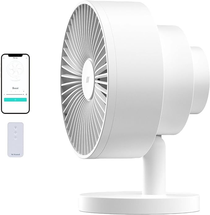 Windmill NEW to Amazon Smart Air Circulator and Fan with Remote and Wi-Fi/App - 18 dB Whisper-Qui... | Amazon (US)