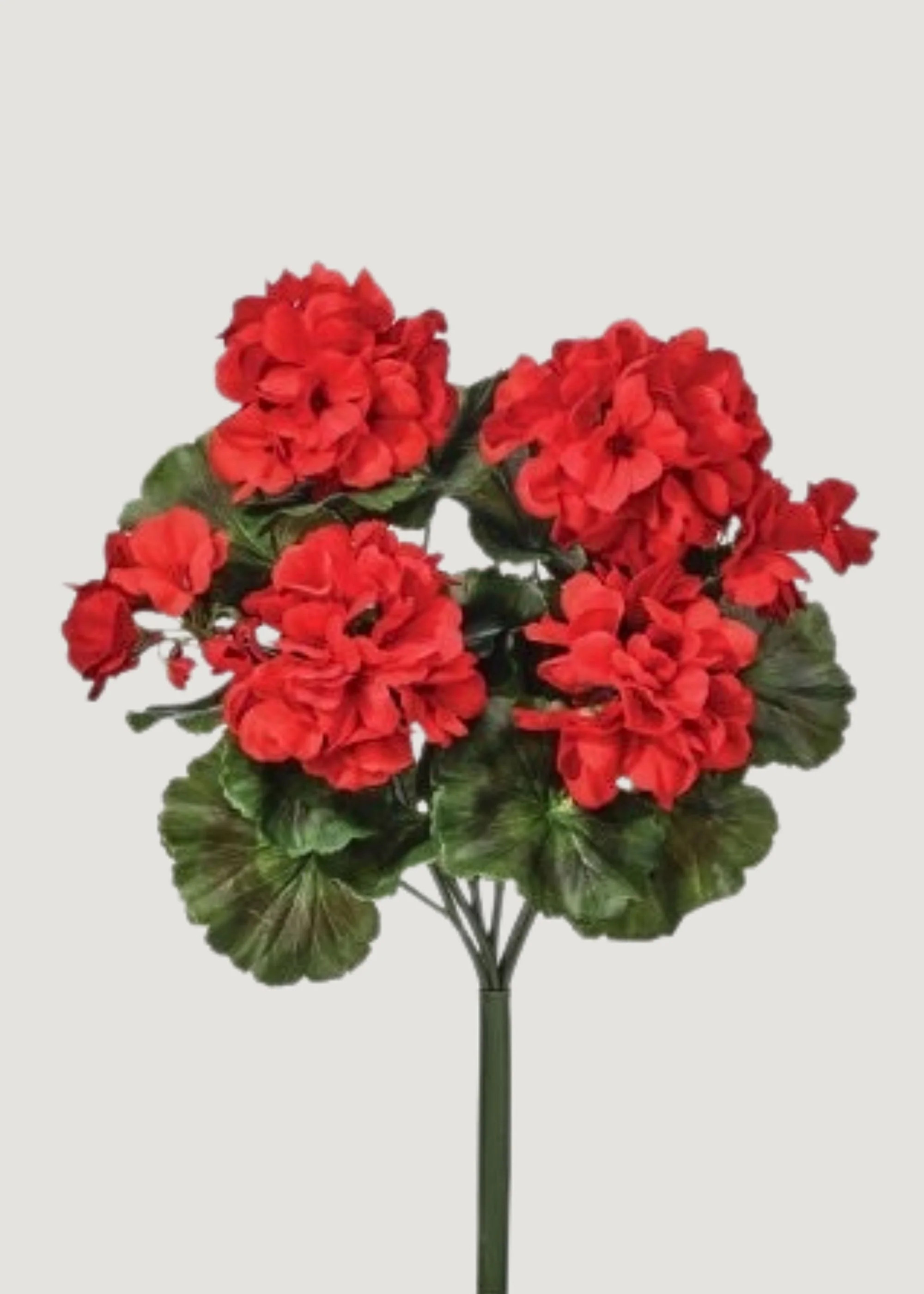 Red Geranium Bush | Faux Indoor/Outdoor Flowers at Afloral | Afloral