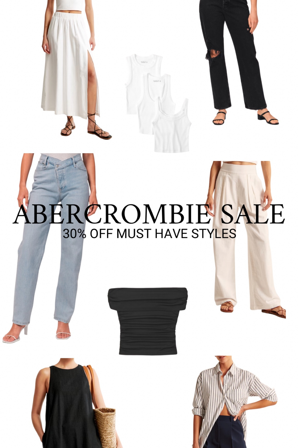 must haves from abercrombie - now 30% off! 

#LTKSale #LTKsalealert #LTKstyletip