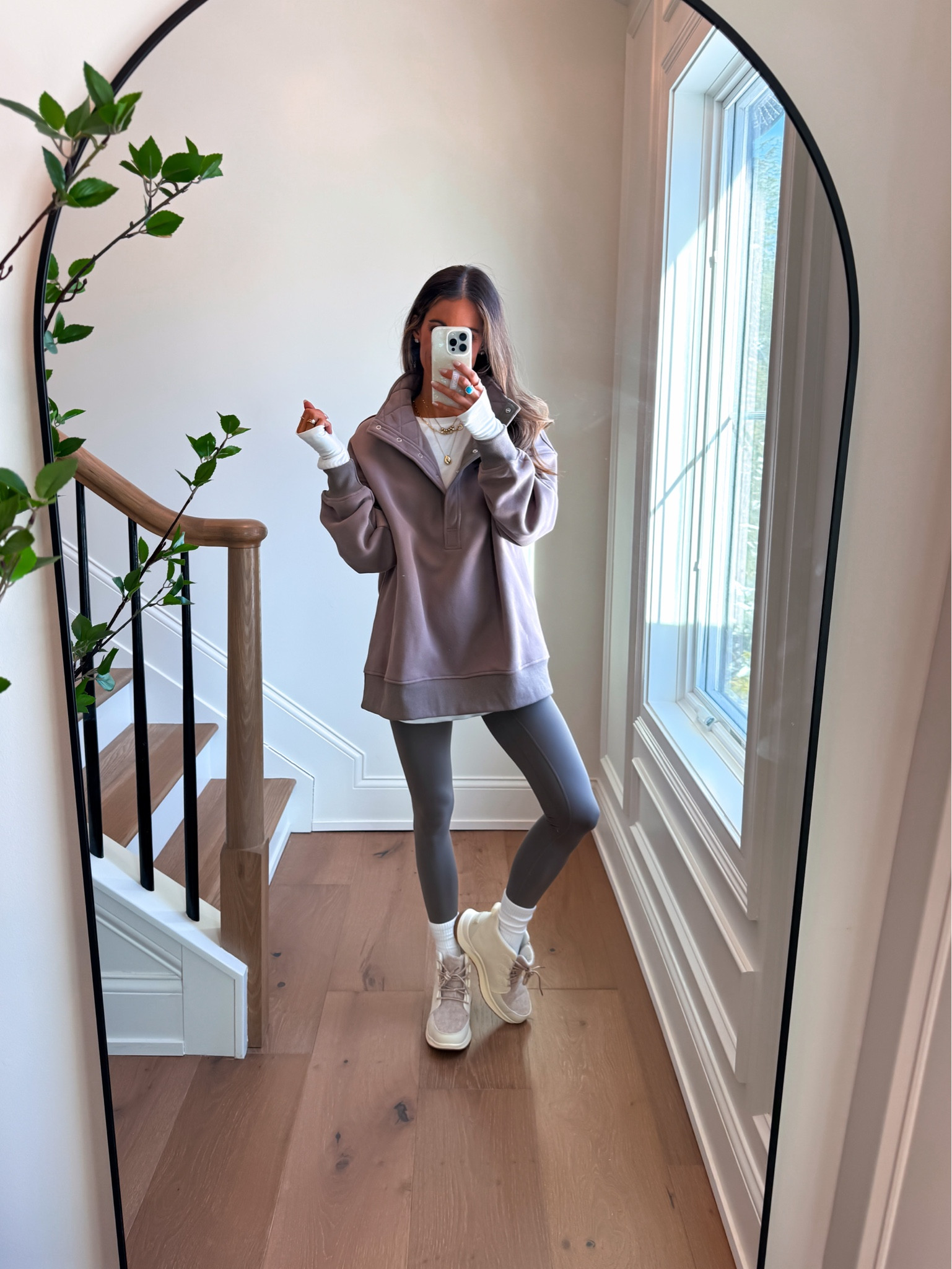 Wearing a medium pullover, small tunic tee and xsmall leggings 

#LTKFindsUnder50 #LTKFindsUnder100 #LTKWorkwear