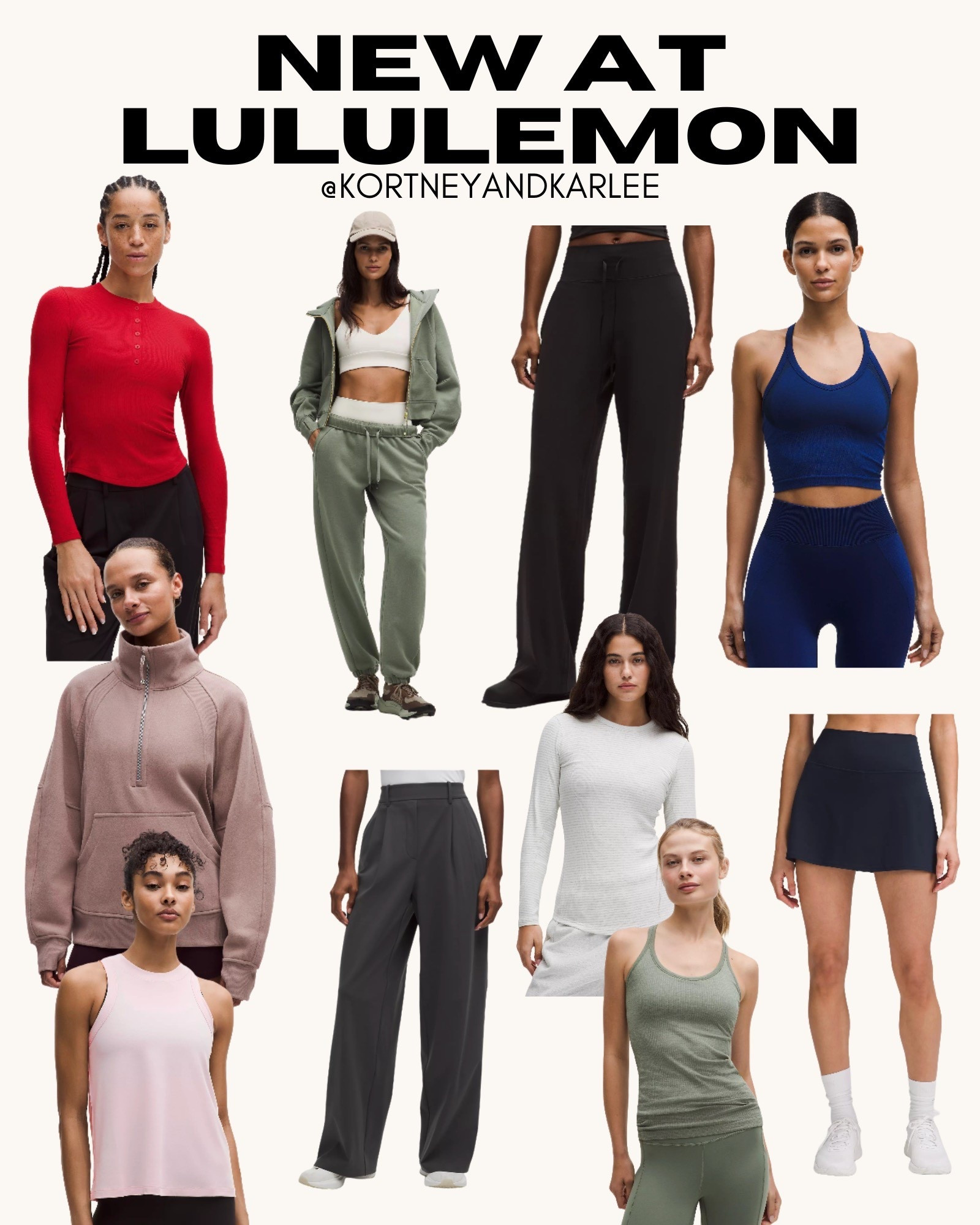 New at Lululemon!

Kortney and Karlee | #kortneyandkarlee #LTKfindsunder50 #LTKfindsunder100 #LTKtravel 