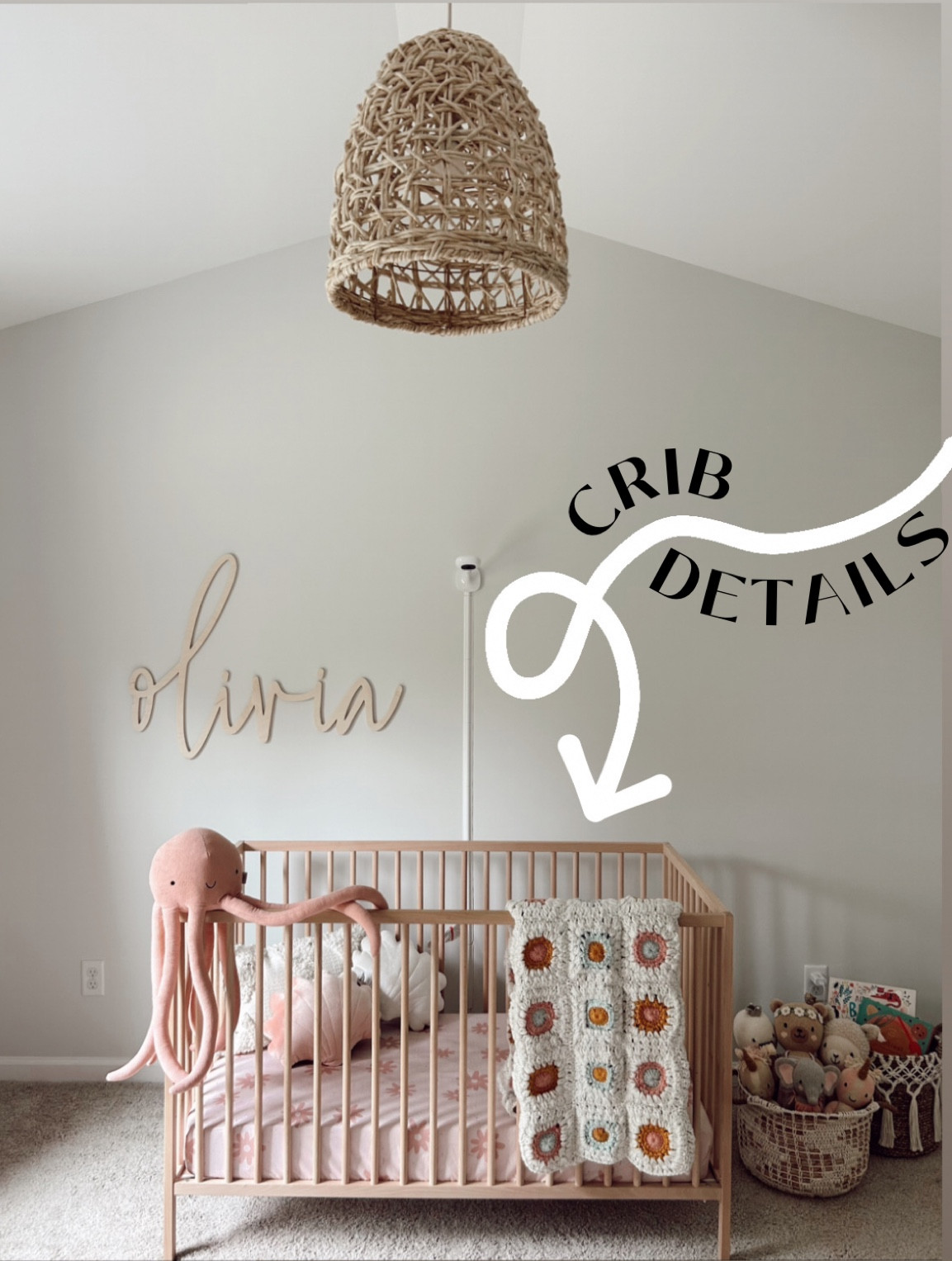 CRIB DETAILS!!

This one is the IKEA Sniglar but I linked similar options all under $250 🫶🏼

#LTKhome #LTKbump #LTKbaby