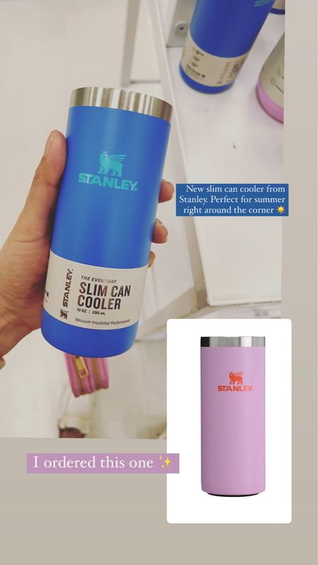 Slim can cooler ✨☀️

Stanley 
Target 
Target finds 
Summer drinks 
White claw cooler
Summer 

#LTKxTarget #LTKGiftGuide