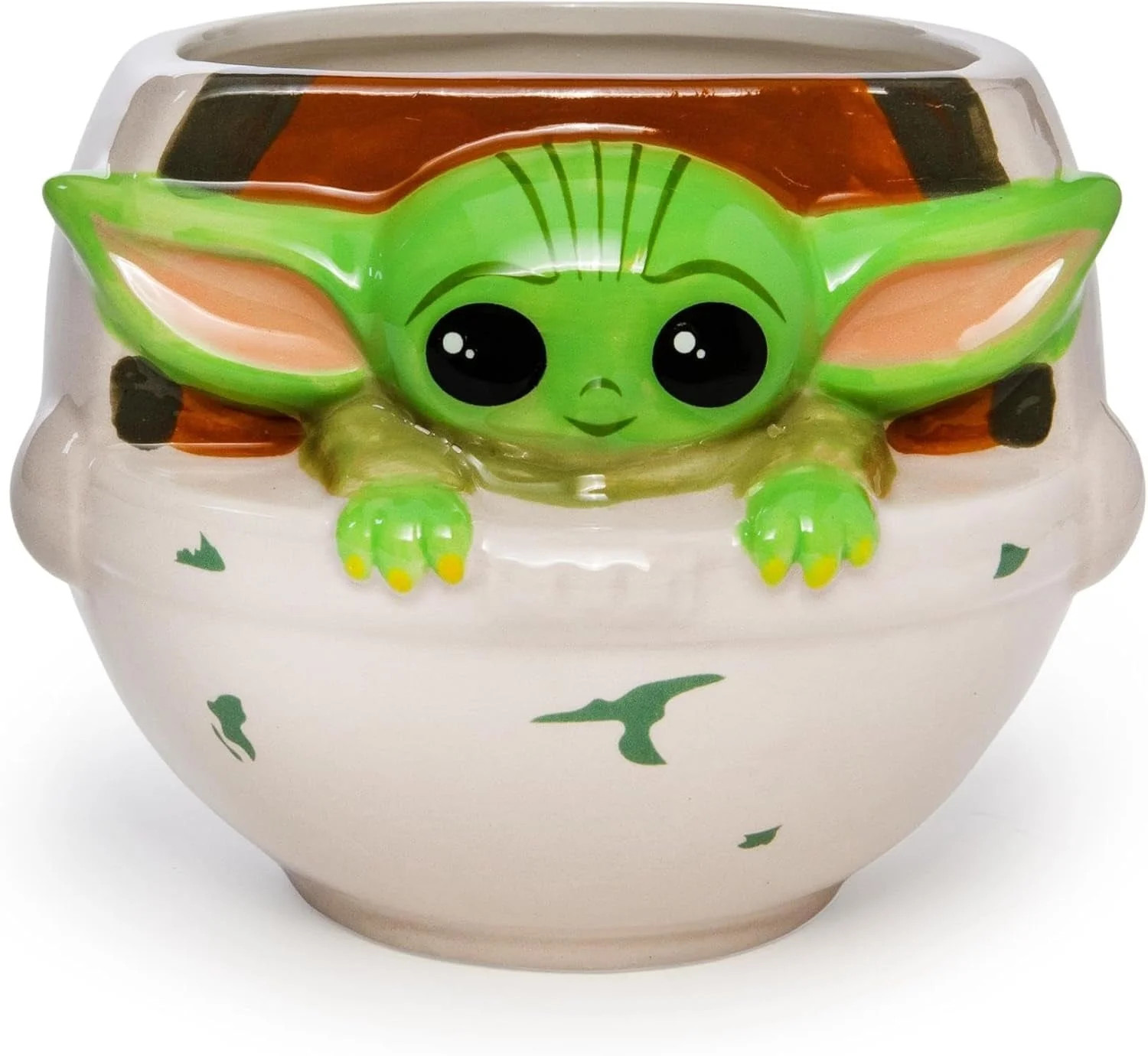 Silver Buffalo Star Wars The Mandalorian Child Seated Ceramic 3D Sculpted Mug, 20-Ounces | Walmart (US)