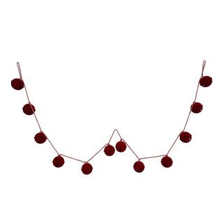 6ft. Red Flocked Bell Garland by Ashland® | Michaels | Michaels Stores