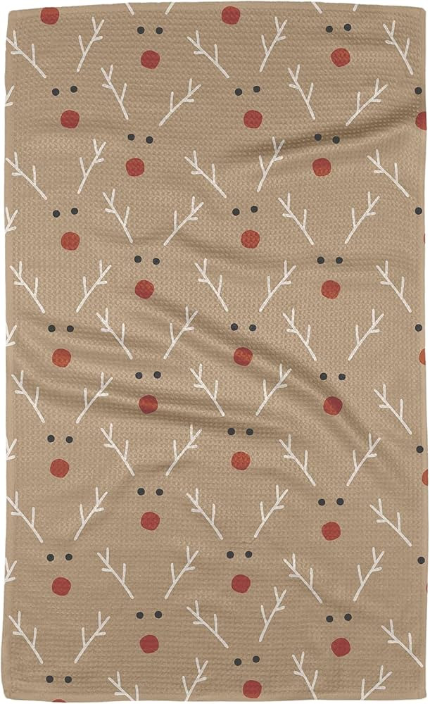 GEOMETRY Christmas Kitchen Towels - Quick Dry Microfiber Cloth Dish Towels for Kitchen Drying - P... | Amazon (US)