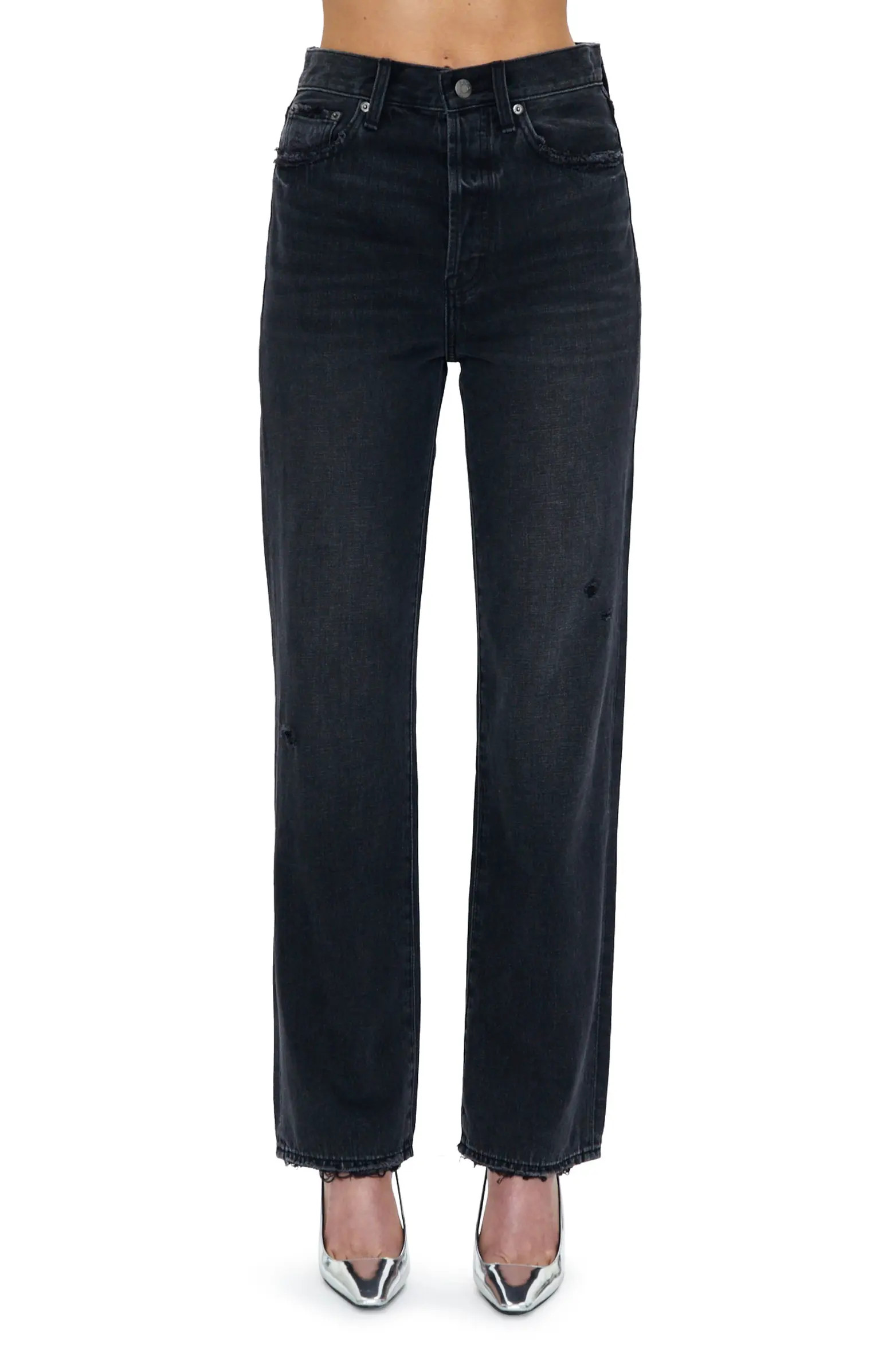 Cassie High Waist Straight Leg Jeans | Nordstrom