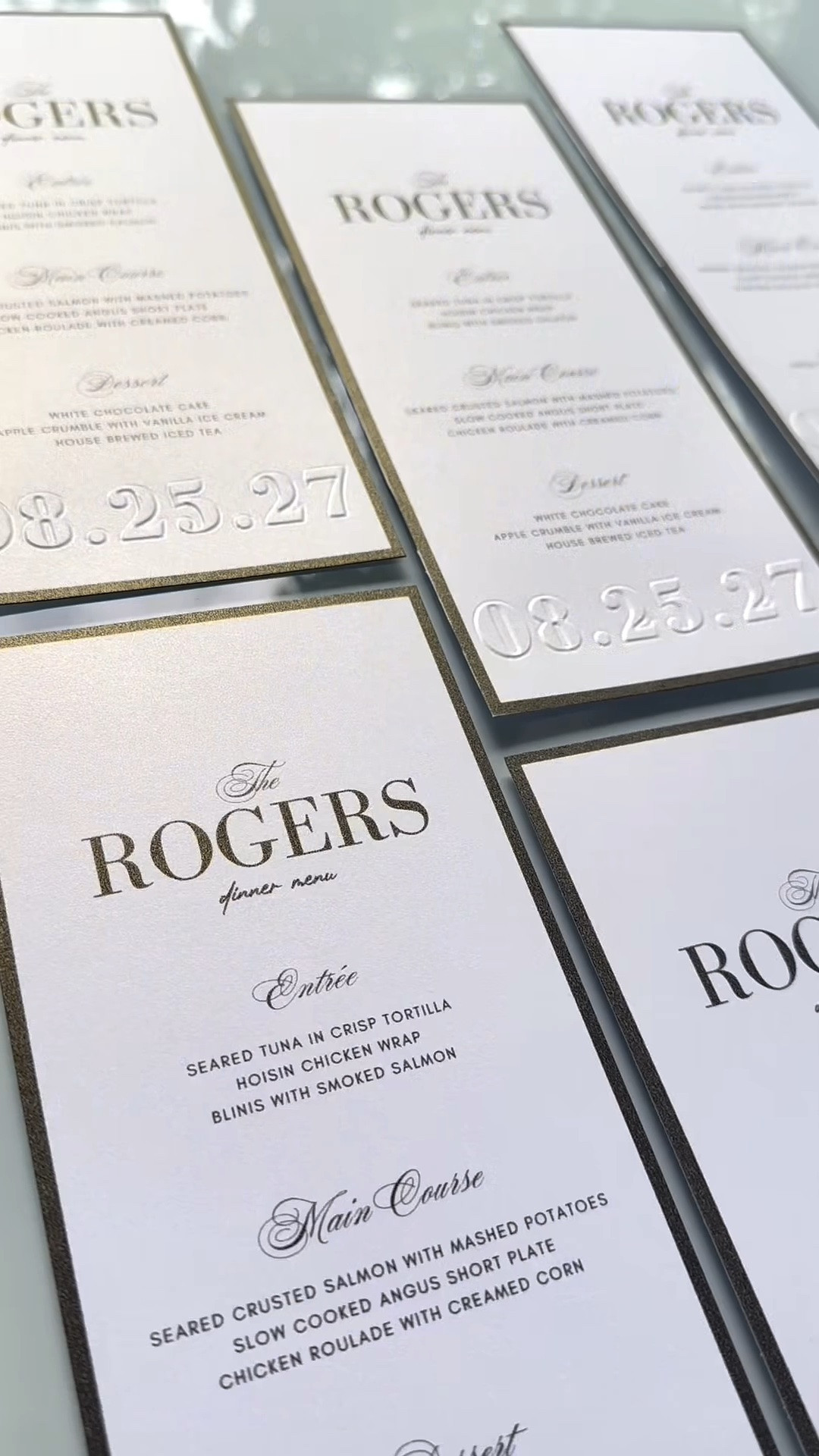 DIY Embossed Modern Menus ✨

#LTKWedding
