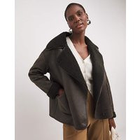 Revere Collar Shearling Jacket | JD Williams (UK)