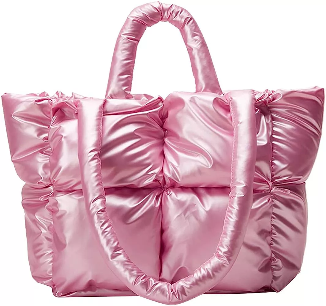 Pink Pilates Puffer Tote Bag – Delululand