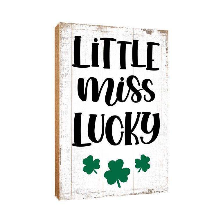 Lifesong Milestones St. Patrick's Day Decorations Home and Tabletop Decoration Wood Art Sign Iris... | Walmart (US)
