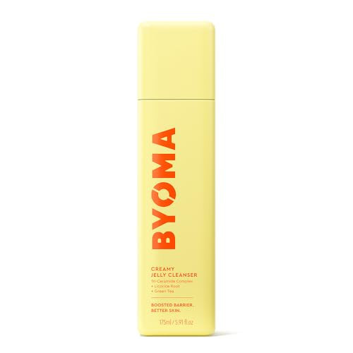 BYOMA Creamy Jelly Cleanser - Hydrating Facial Cleanser for Skin Barrier Repair -Tri-Ceramide Face Wash for Sensitive Skin & All Skin Types - Gently Removes Makeup & Excess Oil - 5.91 fl oz | Amazon (US)