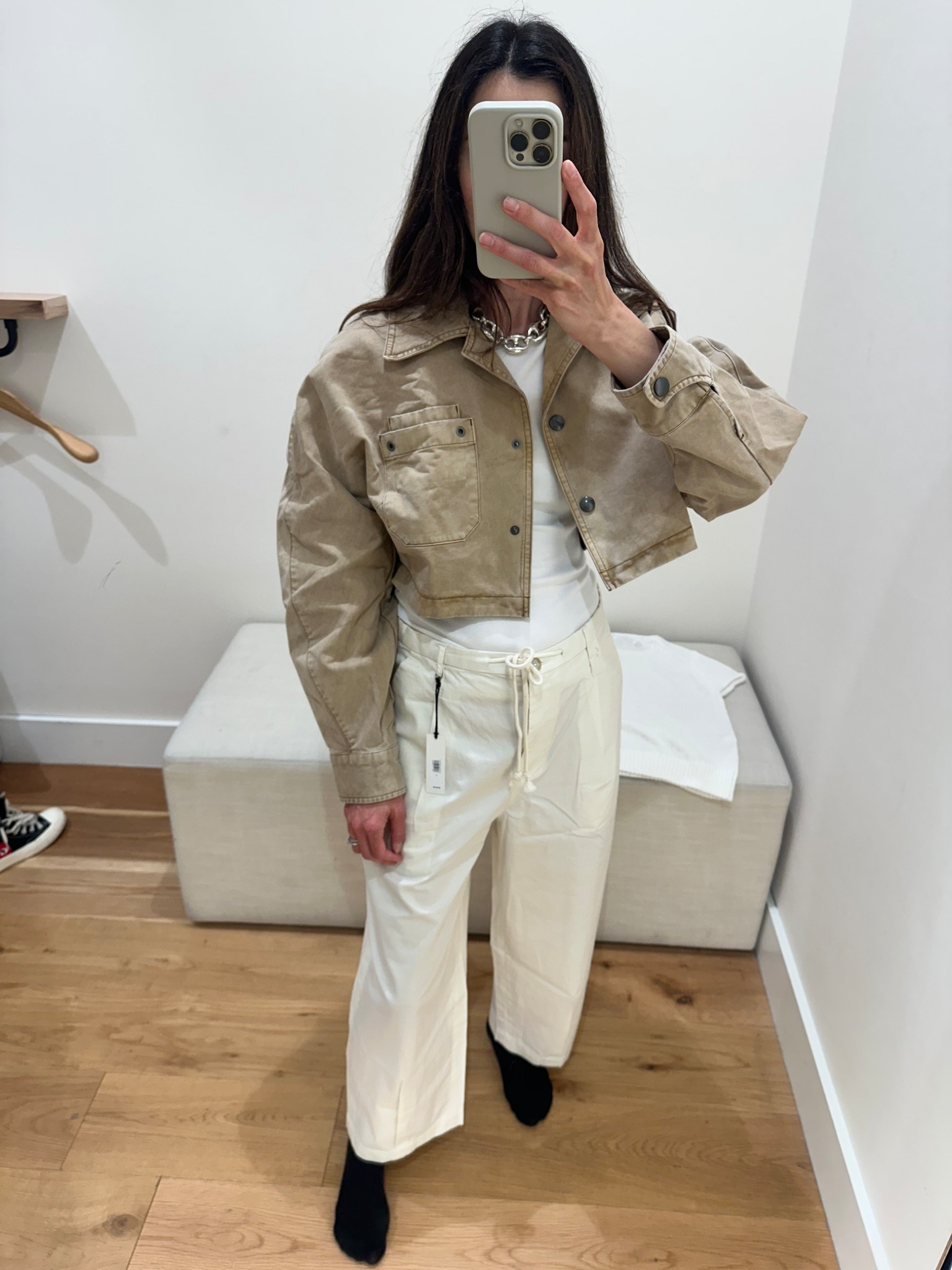 The cutest cropped jacket for summer 