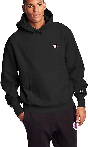 Champion Reverse Weave Pullover Hooded Sweatshirt, Best Comfortable Hoodies for Men, Left Chest C | Amazon (US)