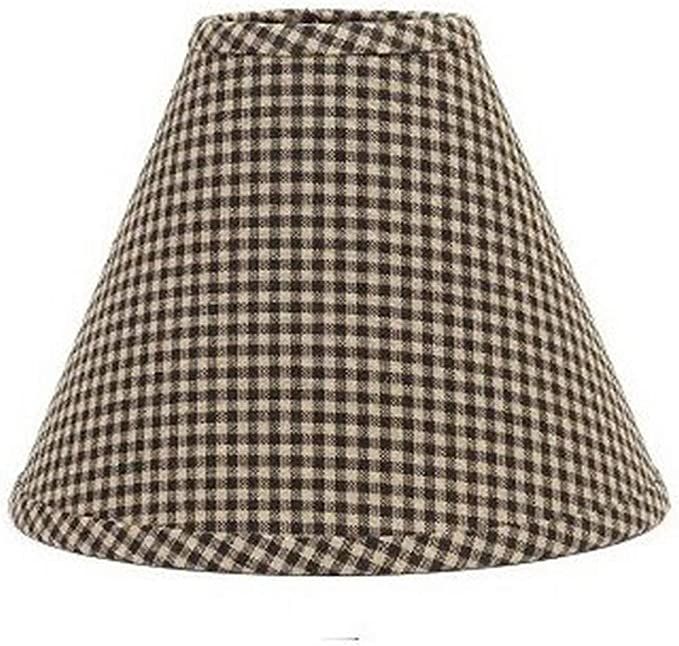 Home Collection by Raghu Newbury Gingham Black Lampshade, 10" | Amazon (US)