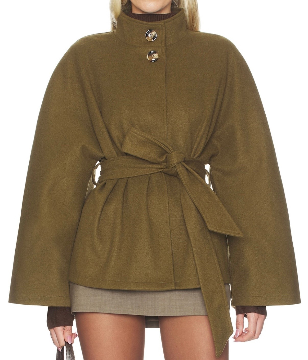 Olive green funnel neck jacket. 

Follow for more ✨

#LTKSeasonal #LTKFindsUnder100 #LTKootd