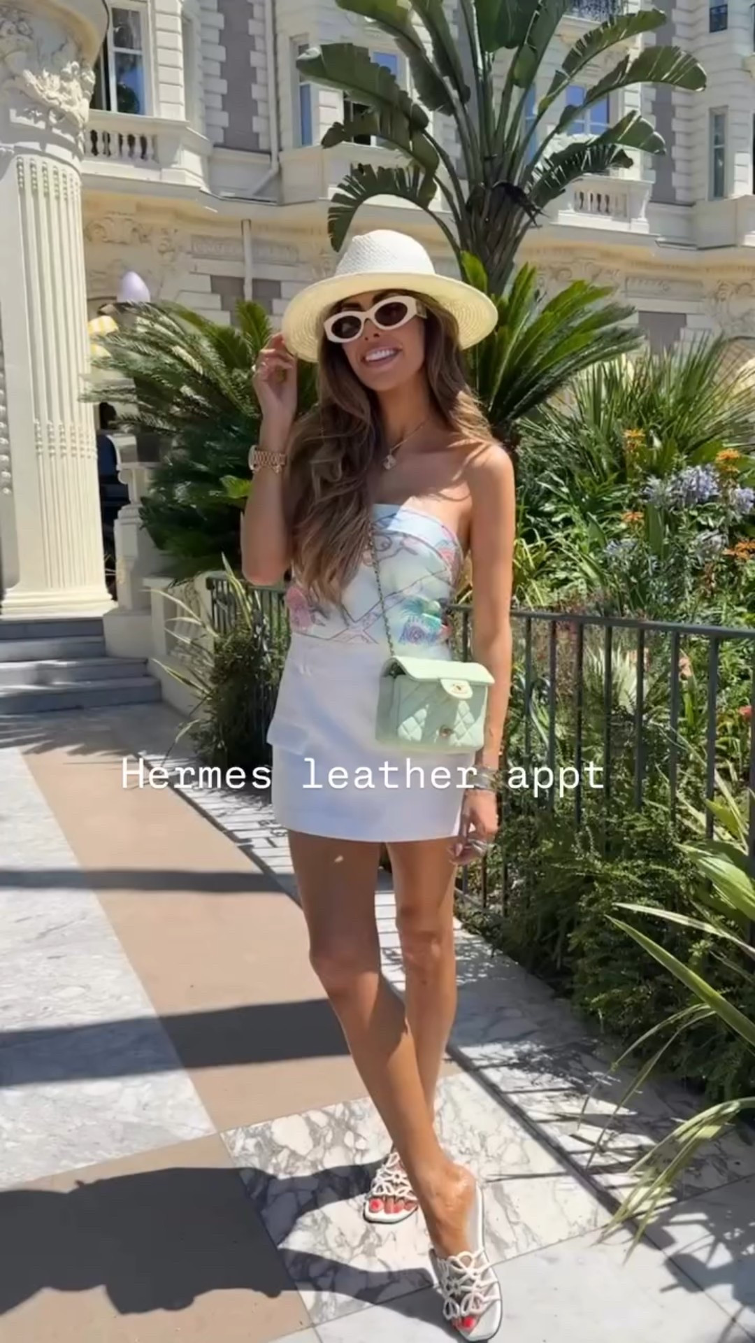 Hermes leather appointment!! I am also wearing this Hermes scarf as a shirt with a US size 4 skort!! 

#LTKItBag #LTKStyleTip 

#LTKTravel