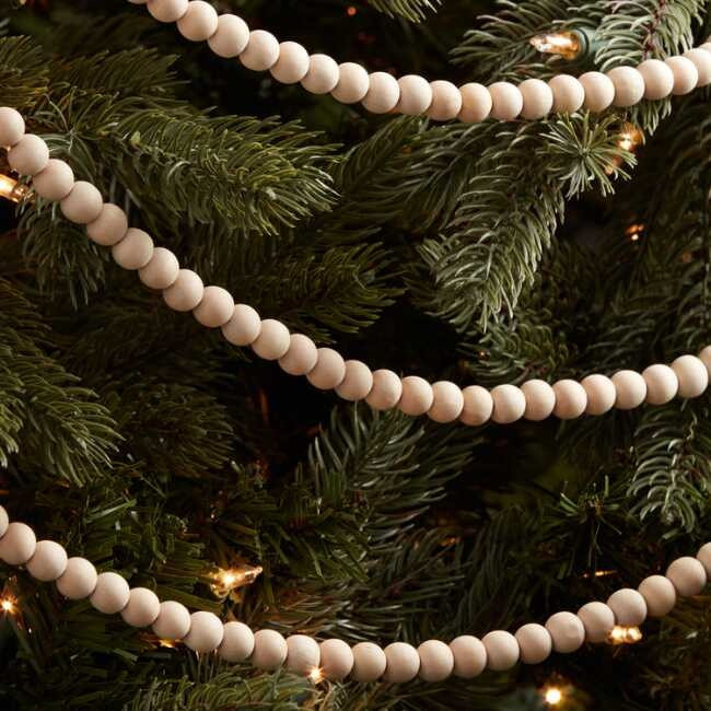 Natural Wood Bead Garland | World Market