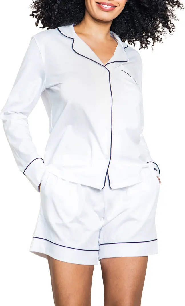 Luxe Pima Cotton Short Pajamas | Nordstrom