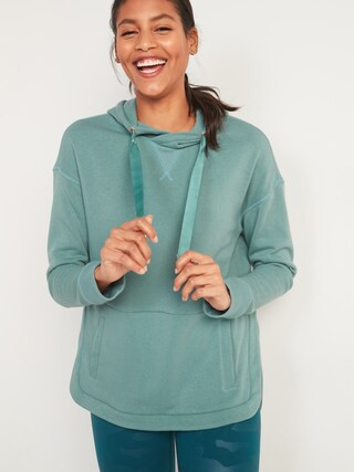 Loose Pullover Tulip-Hem Hoodie for Women | Old Navy (US)