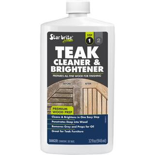 Star Brite 32 oz. Teak Cleaner/Brightener 136032 | The Home Depot