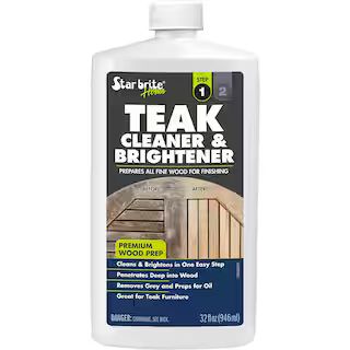 Star Brite 32 oz. Teak Cleaner/Brightener 136032 | The Home Depot