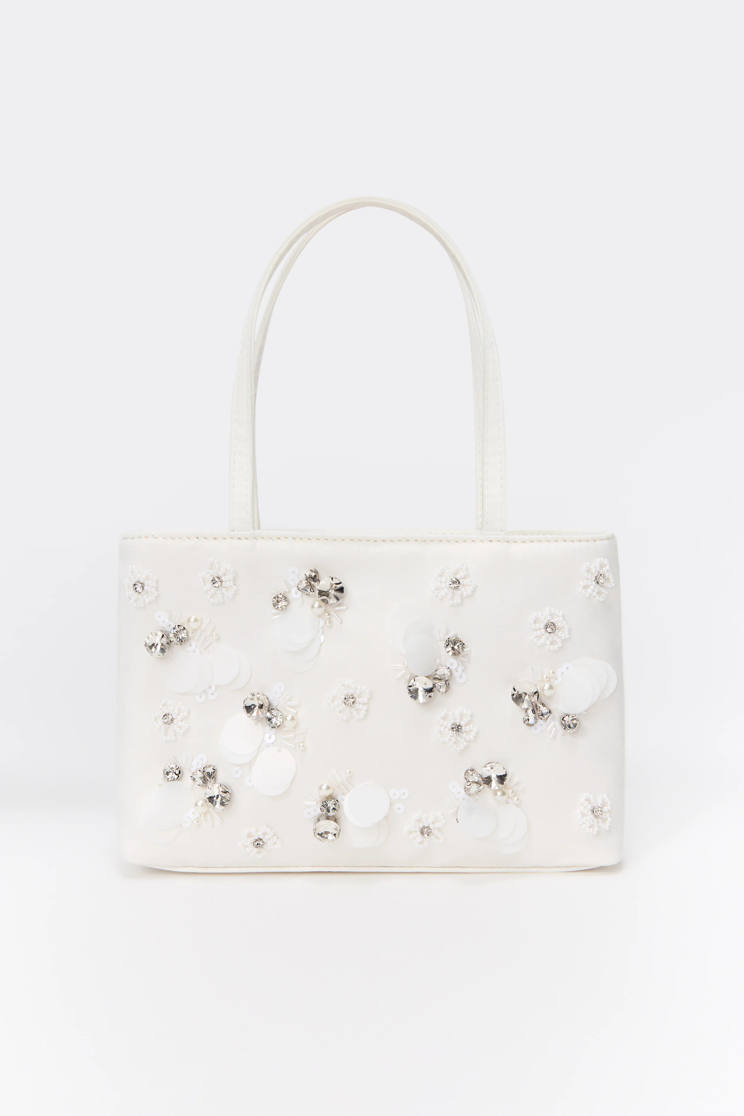 Embellished Satin Pouchette | Danielle Guizio NY