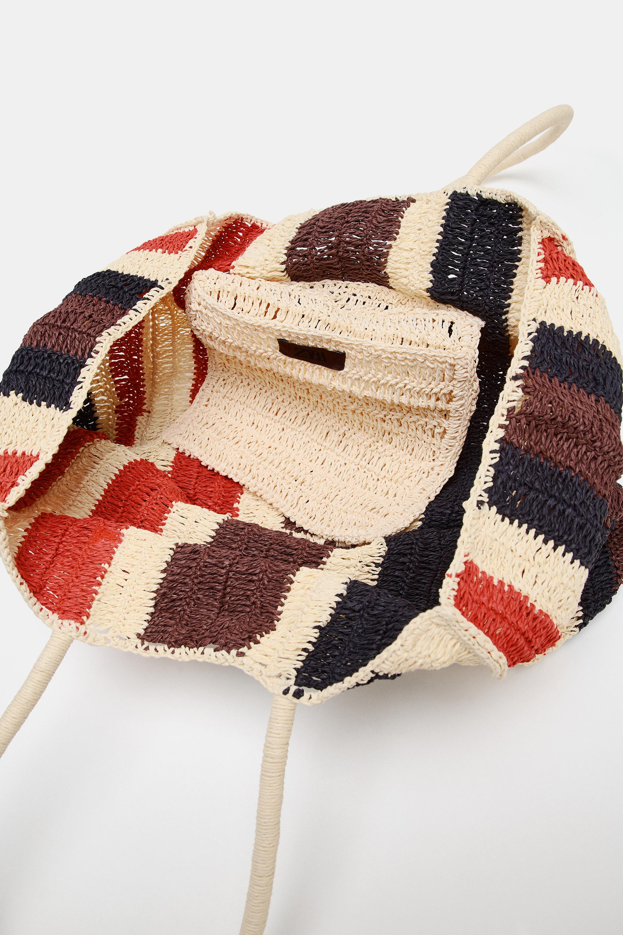 WOVEN PRINT BAG | Zara US