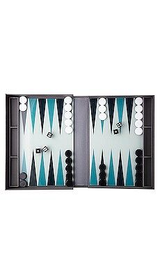 Printworks Classic Backgammon Set in Blue from Revolve.com | Revolve Clothing (Global)