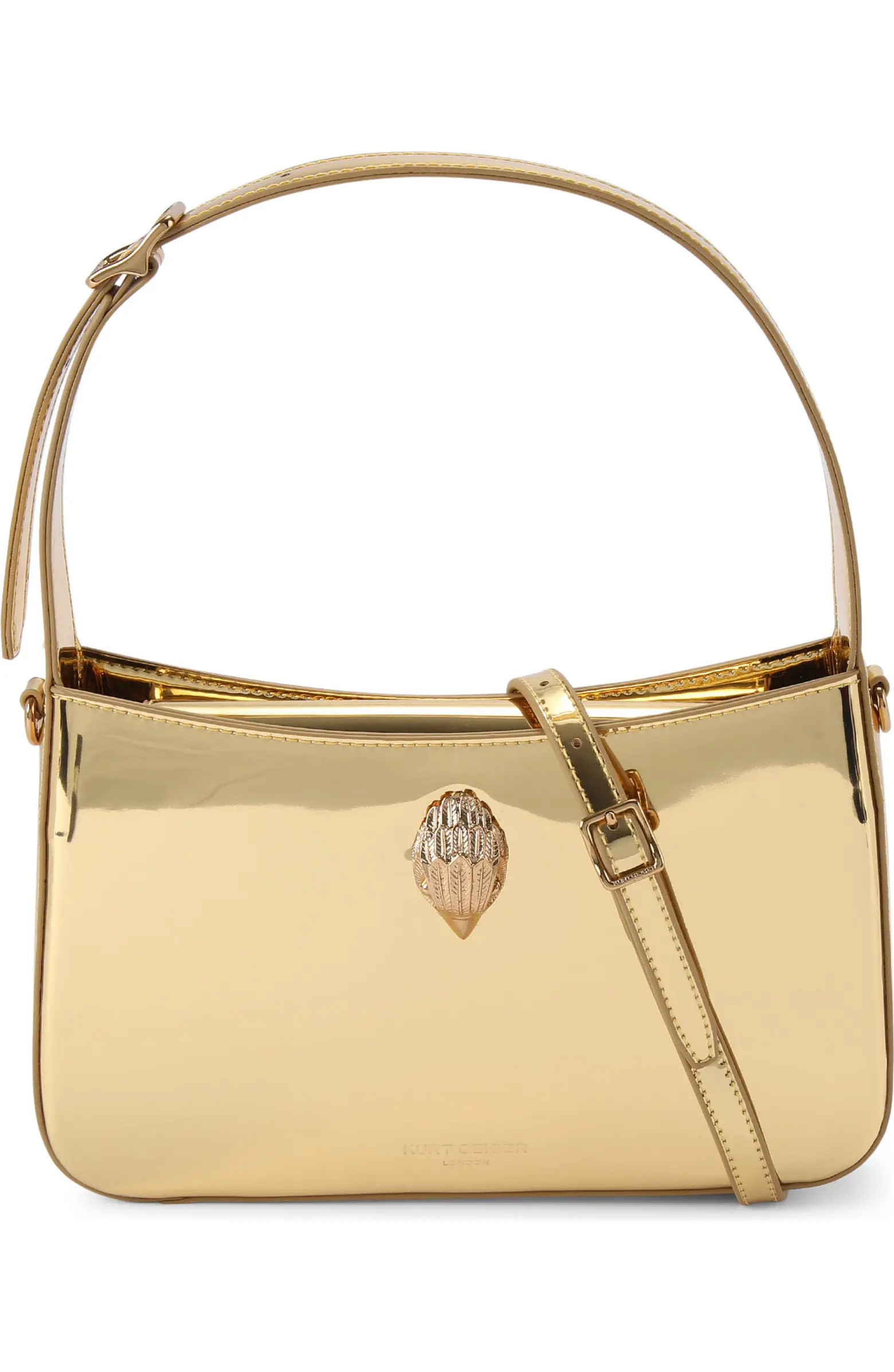 Bond Metallic Leather Shoulder Bag | Nordstrom