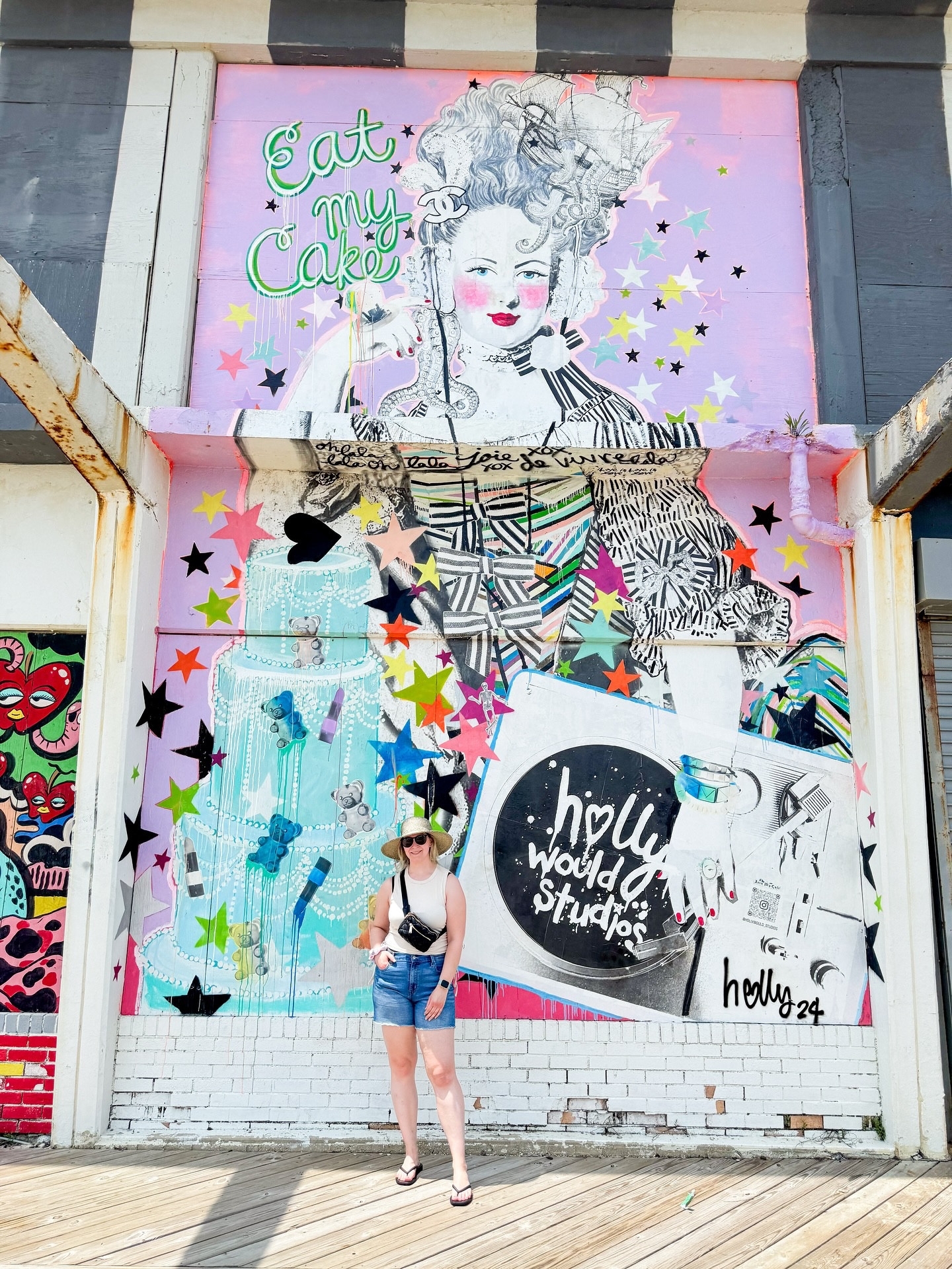 Always a good time in Asbury Park - love revisiting the murals and snapping a pic with a different one each time. This one is @hollywould_studios ! 

Wearing some summer favorites - 
@sundryclothing sun hat that I picked up from @costco. It was a lifesaver in the sun. ☀️

@crocs miami flip flops - they’re comfortable and durable and a must have!

Shop the looks on my LTK/Amazon Storefront/ Shop My! DM me if you want a specific link 💜⭐️
.
.
.
.
.
.
.
#sundryclothing #costcofinds #summerfashion #mysundry #summerstyle #teacheronbreak #fashionfinds #midsizefashion #asburyparknj #asburypark #jerseyshore #dtw #downtheshore #amazonfashion #amazonfinds #hollywouldstudios #artmurals #njartmurals #costcofinds 
beach outfit, art murals, jersey shore