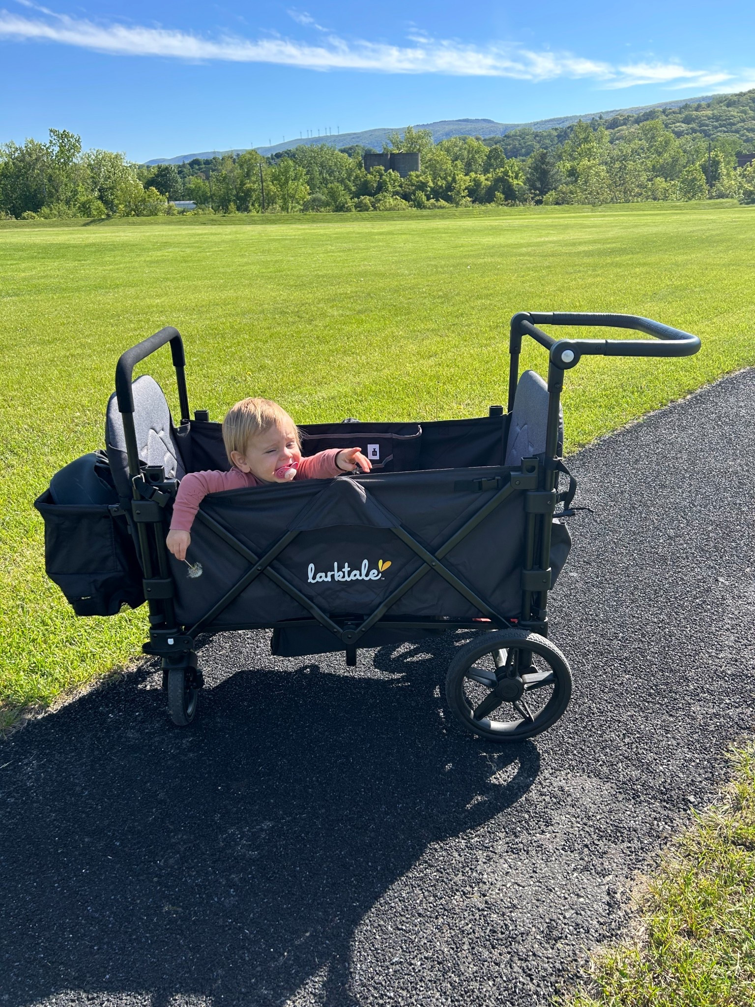 I was unsure if I wanted to be a wagon mom - here I am a year later so happy with my purchase. 

My Larktale Stroller Wagon is so smooth for walks while also being a lake workhorse. It fold up so easy and compact, taking little room in my trunk. The best part is the storage though. I can shove everything in a pocket, even my Stanley! 

Don’t sleep on this. You’ll be hooked once you start using it. 

#LTKSummerEdit #LTKKids #LTKActive