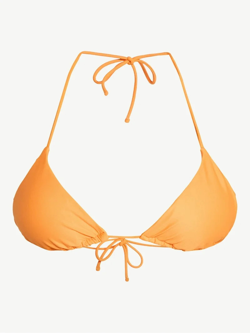 No Boundaries Triangle Bikini Top, Women’s XXS-XXL | Walmart (US)