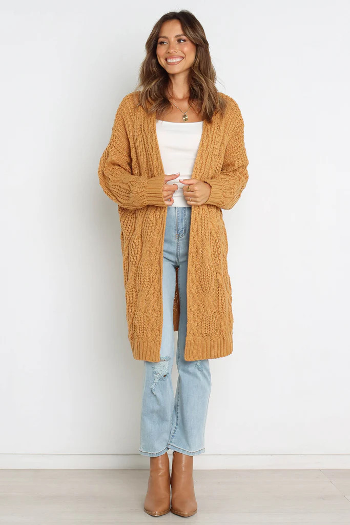 Toledo Cardigan - Mustard | Petal & Pup (US)