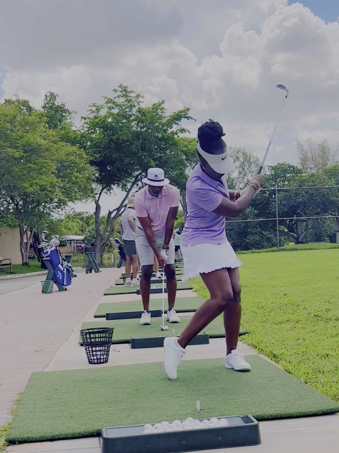 Dressing up for the driving range!

#golf
#golfoutfit
#golffashion

#LTKOver40 #LTKActive #LTKVideo