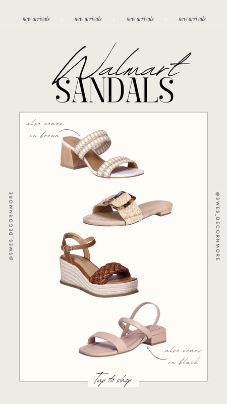 Check out these summer sandals at Walmart! Perfect for summer dresses! 

#LTKshoecrush #LTKstyletip #LTKSeasonal