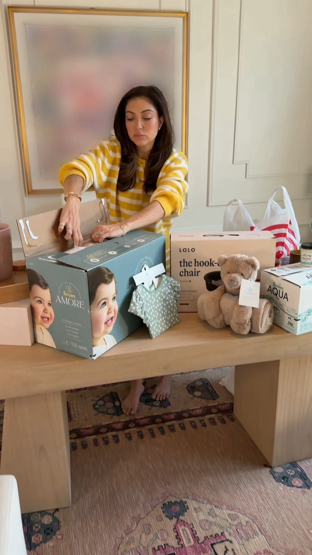 #ad #pampers_partner Prepping for 👼🏼 number 2 @pampersus best and most luxurious diapers yet are here. Available at @target #targetpartner #targetstyle #parentyourway 