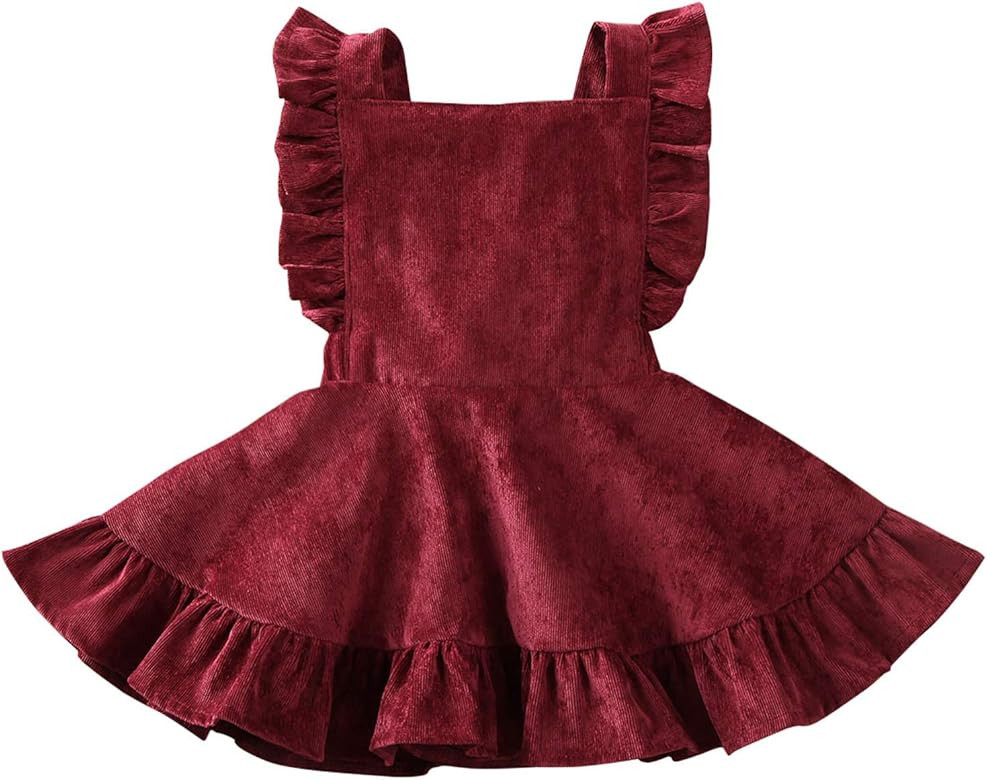 MERSARIPHY Toddler Tutu Dress Infant Sleeveless Vest Skirt Baby Backless Cute Romper for Girl Ruf... | Amazon (US)