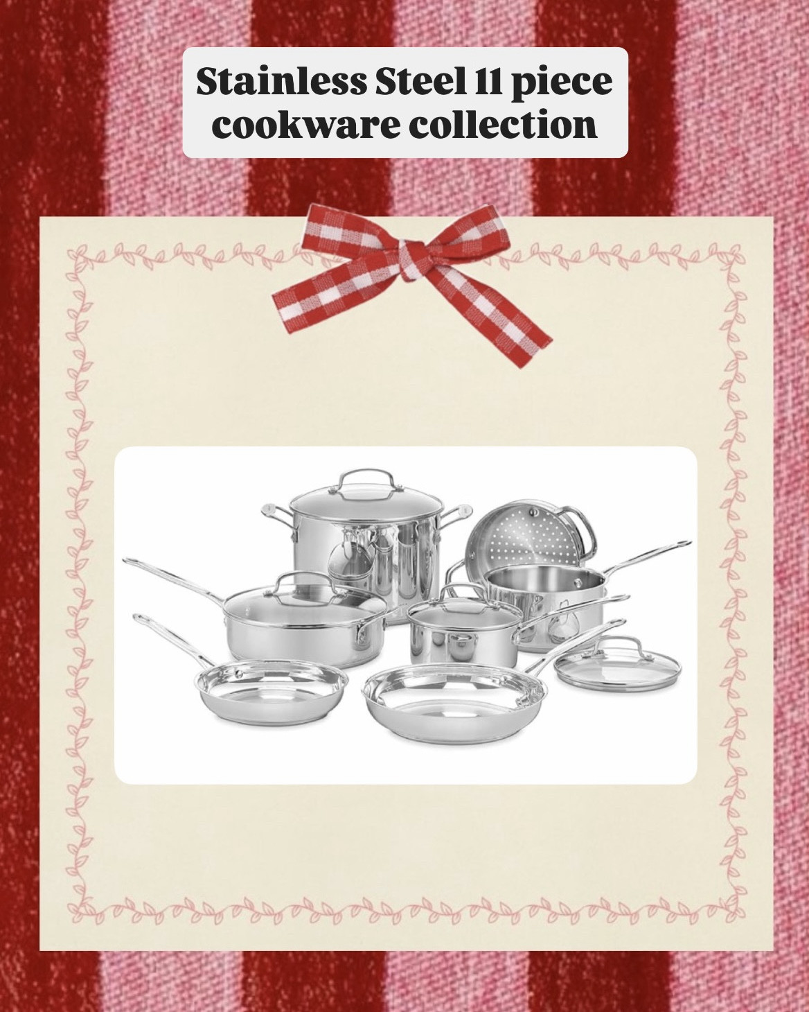 Timeless, durable, and beautifully crafted. Stainless steel cookware — the perfect Christmas gift for home chefs. ✨

#LTKHome #LTKfoodie #LTKHoliday