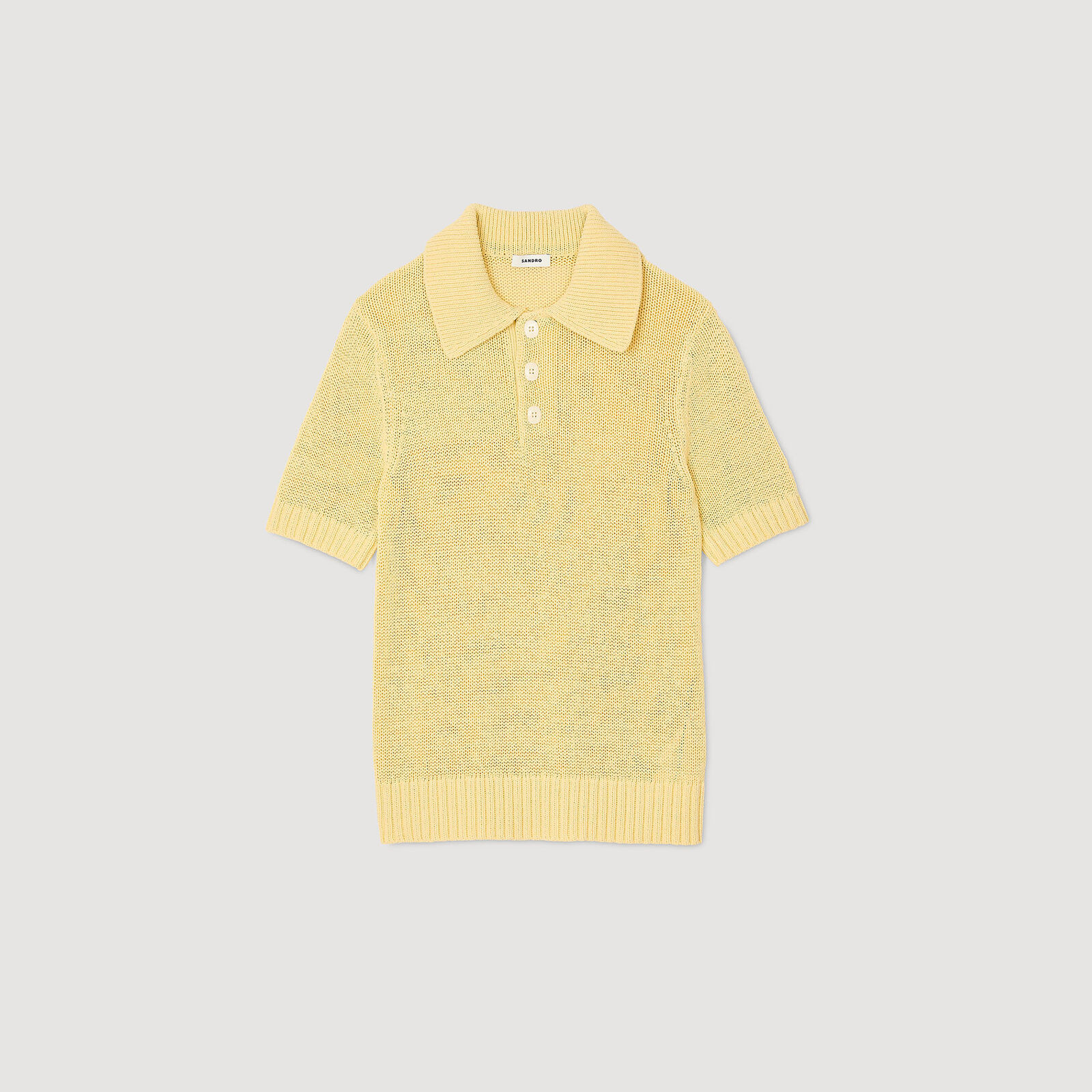 Knit polo shirt | Sandro US | Sandro-Paris US