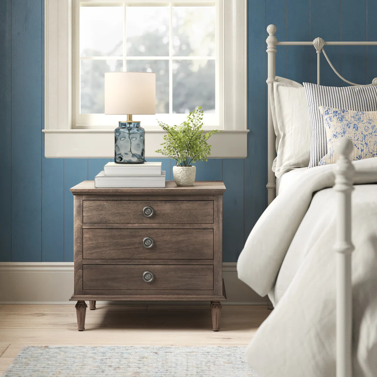 Birch Lane™ Hubbard 3 - Drawer Nightstand & Reviews | Wayfair | Wayfair North America