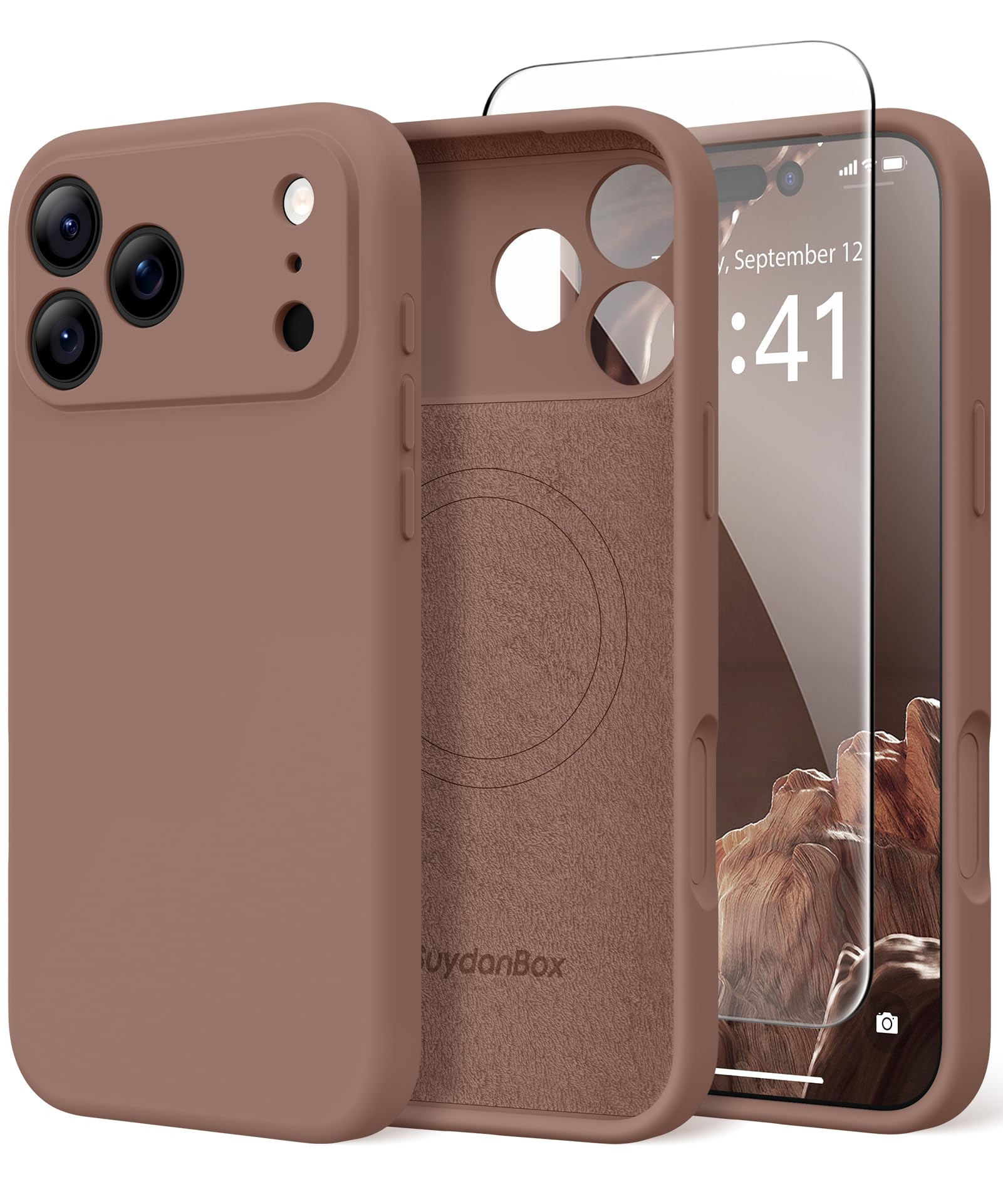 Magnetic for iPhone 17 Pro Max Case, Compatible with MagSafe, [Full Camera Protection][Screen Pro... | Amazon (UK)