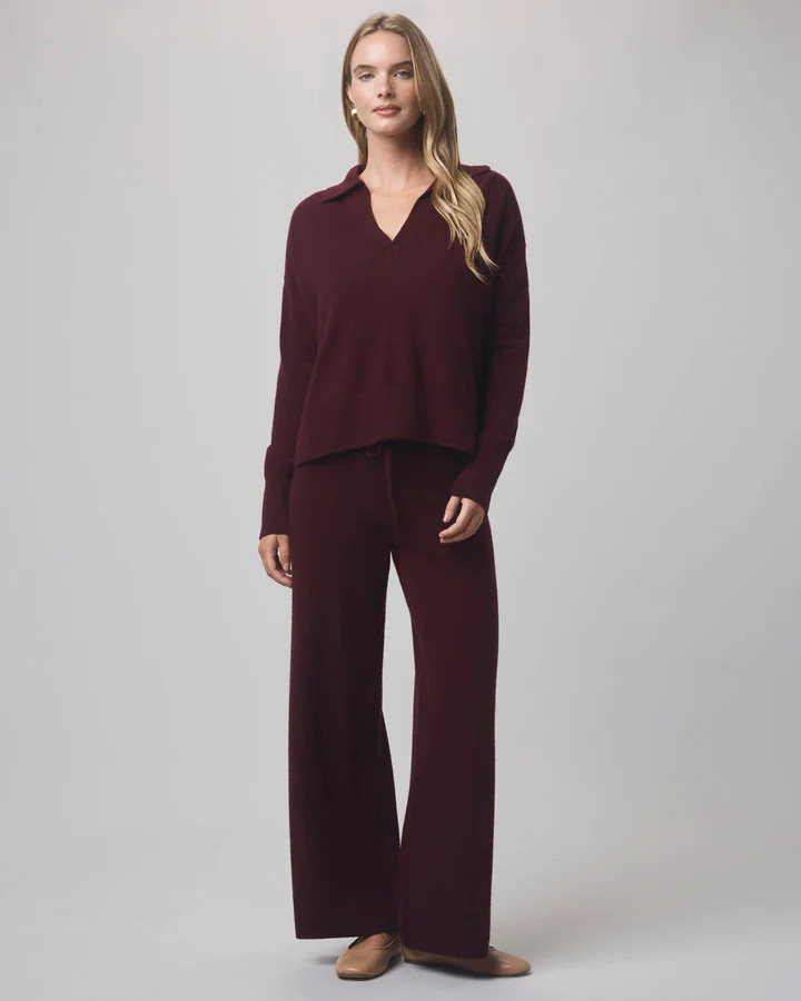 Tori Cashmere Polo Sweater | Splendid