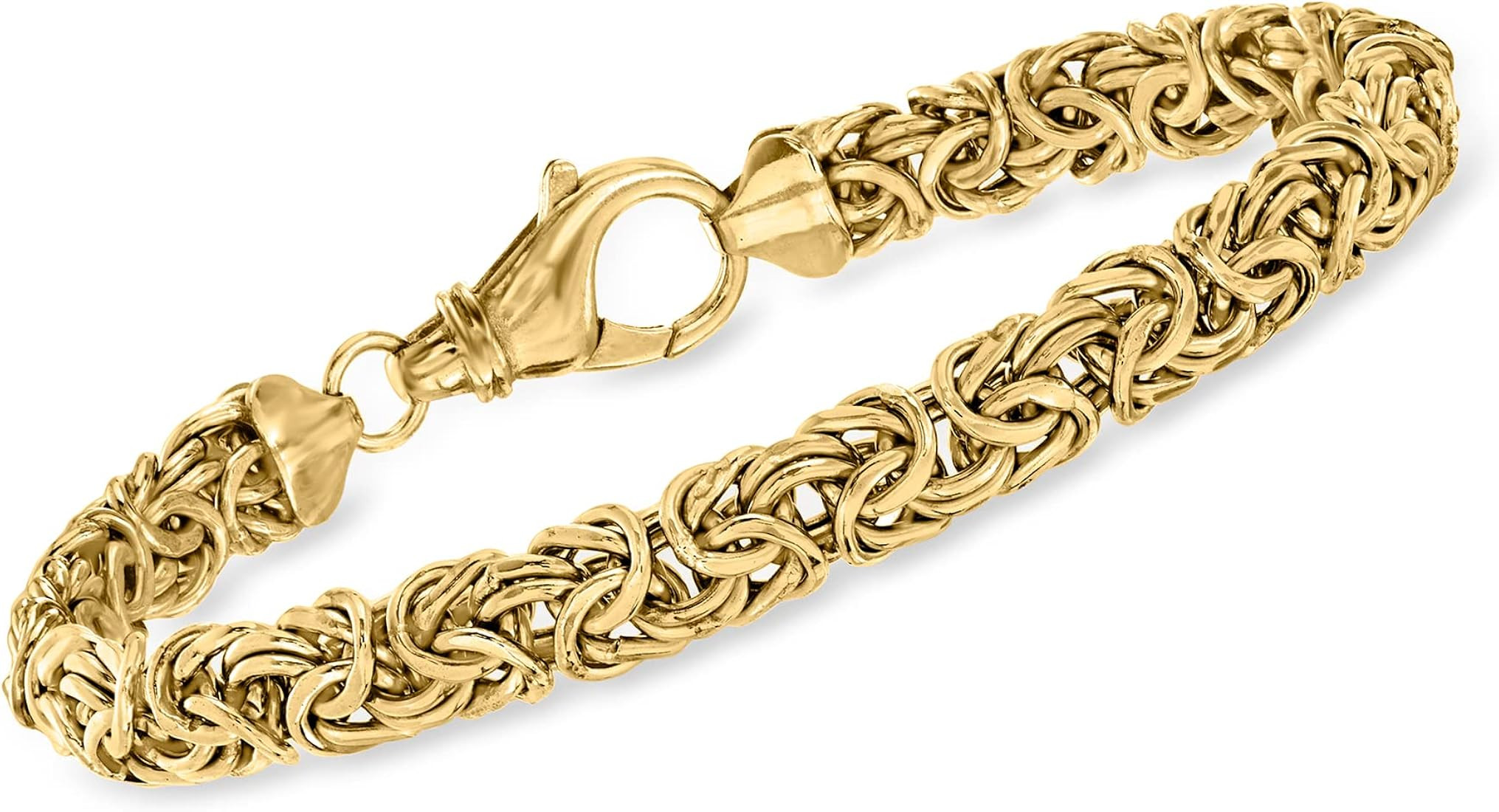 Ross-Simons Sterling Silver Small Byzantine Bracelet | Amazon (US)