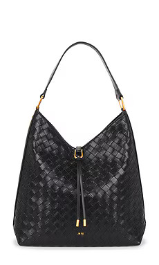 JW PEI Aria Woven Texture Shoulder Bag in Black from Revolve.com | Revolve Clothing (Global)