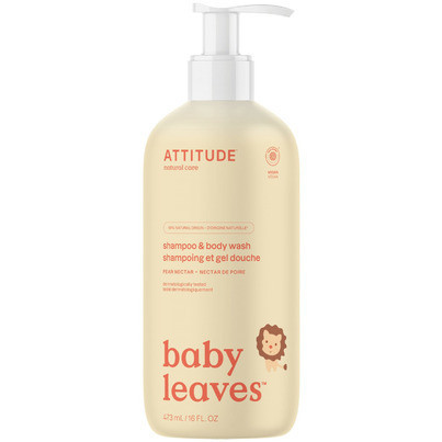 ATTITUDE Baby Leaves 2-in-1 Shampoo & Body Wash Pear Nectar | Well.ca