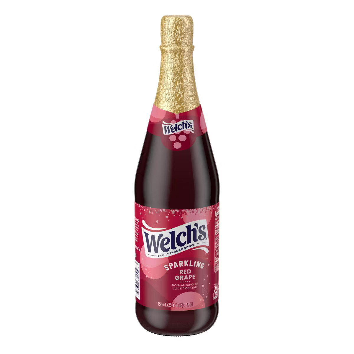Welch's Sparkling Red Grape Juice - 25.4 fl oz Glass Bottles | Target